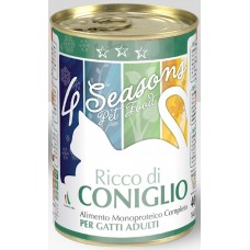 4 SEASON ΥΓΡΗ PATE ΤΡΟΦΗ ΓΙΑ ΕΝΗΛΙΚΕΣ ΓΑΤΕΣ ΜΕ ΚΟΥΝΕΛΙ 400gr