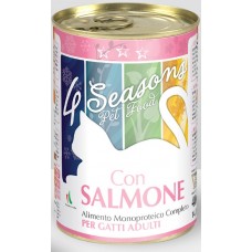 4 SEASON ΥΓΡΗ PATE ΤΡΟΦΗ ΓΙΑ ΕΝΗΛΙΚΕΣ ΓΑΤΕΣ ΜΕ ΣΟΛΟΜΟ 400gr