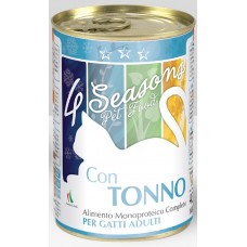 4 SEASON ΥΓΡΗ PATE ΤΡΟΦΗ ΓΙΑ ΕΝΗΛΙΚΕΣ ΓΑΤΕΣ ΜΕ TONO 400gr